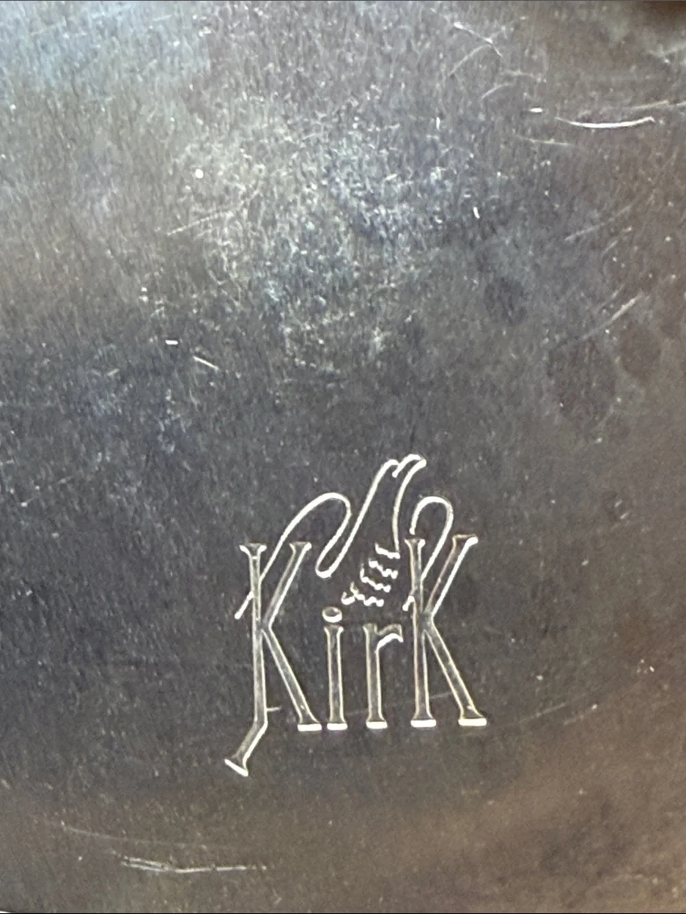 Vintage Kirk Stieff Musical Decorative Silverplate 1982 Bell w/Engraved Carolers